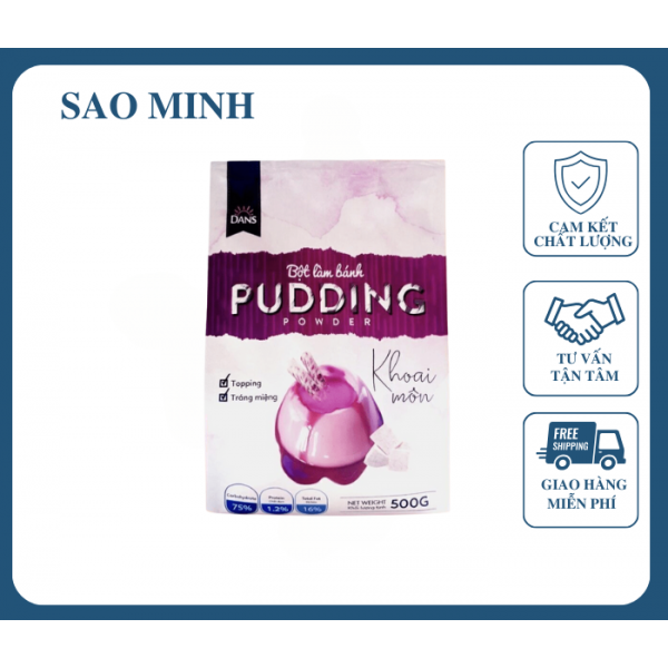Bột Pudding Khoai Môn DANS 500g